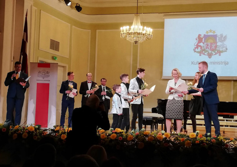 LR Kultūras ministrijas balva par sasniegumiem starptautiskajos konkursos 2018. gadā